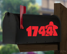 Load image into Gallery viewer, Custom Meeple Mailbox Address Decal - Convixxion