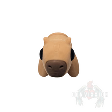 Load image into Gallery viewer, Cute Capybara Pocket Pet Articulating Figure Brown Black and Tan - Convixxion