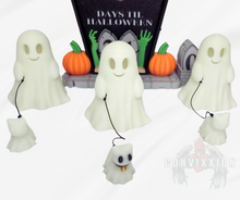 Load image into Gallery viewer, Ghost and Cat Bestie Halloween Decor - Exclusive 3D Fairy Design - Viral Halloween Decor