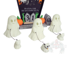 Load image into Gallery viewer, Ghost and Cat Bestie Halloween Decor - Exclusive 3D Fairy Design - Viral Halloween Decor