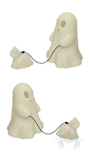 Load image into Gallery viewer, Convixxion 3D Fairy Collab Ghost Walking a Cat Figurine