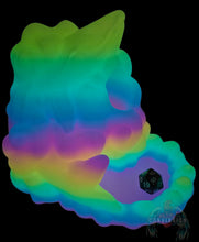 Load image into Gallery viewer, Kawaii Whale Dice Tower Luminescent Rainbow - Glow in the Dark Dice Tower - Convixxion