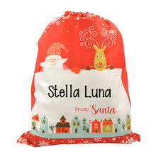 Load image into Gallery viewer, Personalized Santa Sack - Large Eco-Friendly Linen Gift Bag | Convixxion