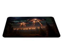 Load image into Gallery viewer, Convixxion Alien Encounter UFO Neoprene Playmat Angled
