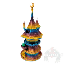 Load image into Gallery viewer, Wizard's Keep Fantasy Dice Tower - Full Scale, High Density Tabletop Gaming Accessory - Convixxion