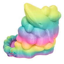 Load image into Gallery viewer, Kawaii Whale Dice Tower Luminescent Rainbow - Glow in the Dark Dice Tower - Convixxion
