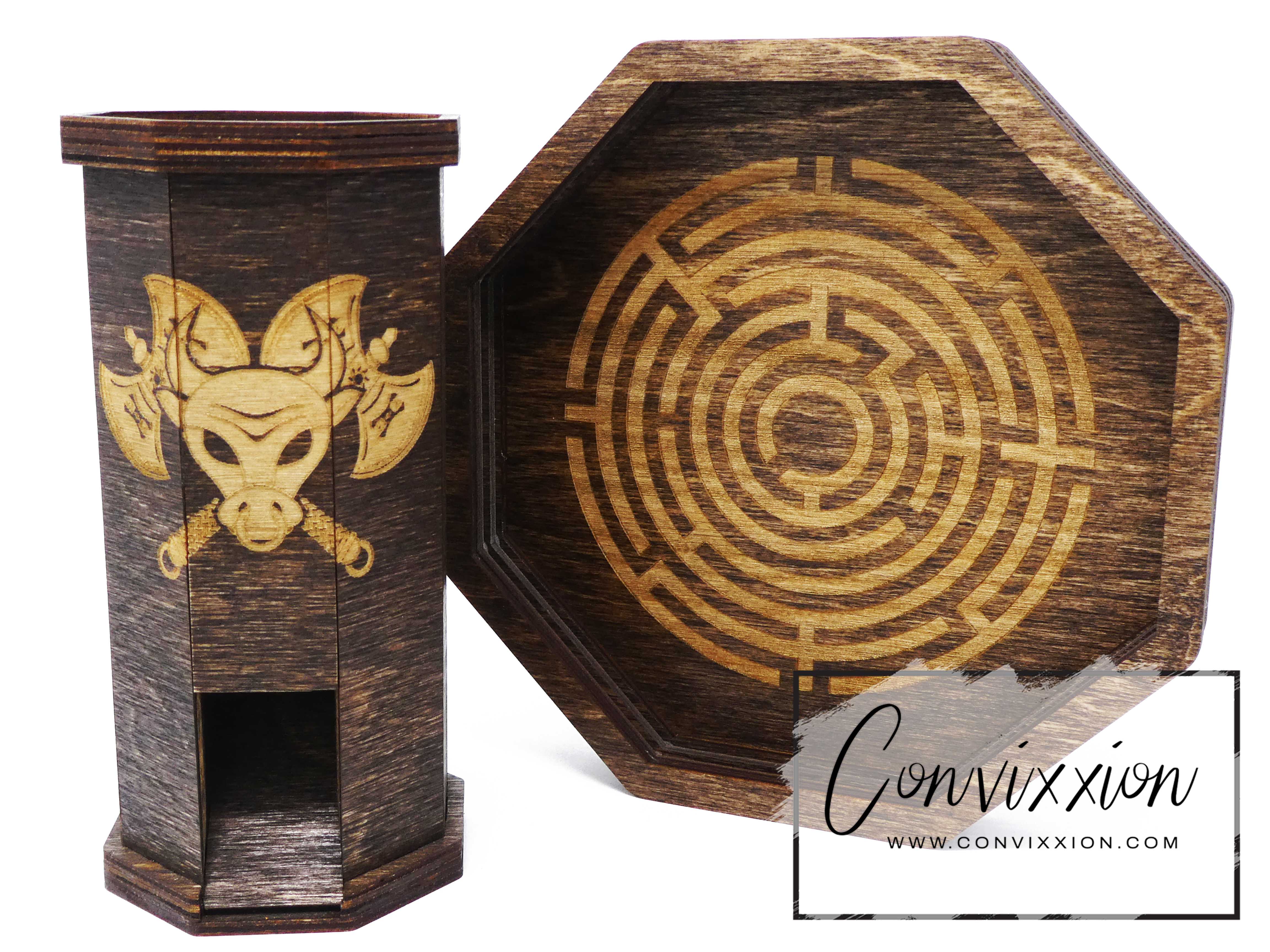 Minotaur Maze Deluxe Dice Tower Set Convixxion