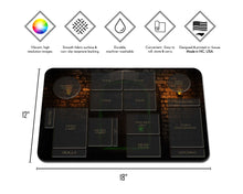 Load image into Gallery viewer, One Deck Dungeon Play Mat Gaming Mats Solo Player
