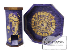 Load image into Gallery viewer, Raven Sorceress Deluxe Dice Tower Set