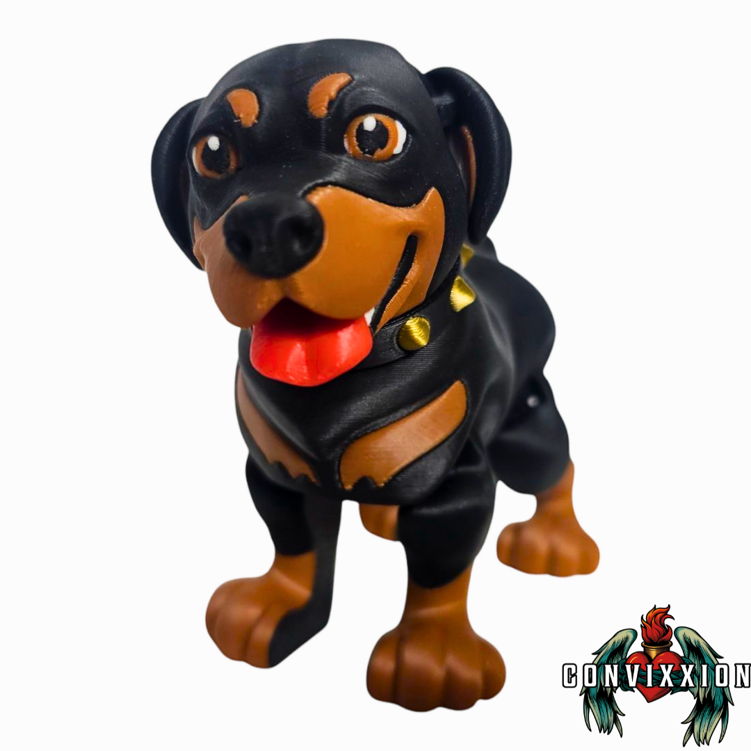 Figure Rottweiler Collectible Rottweiler Articulated Figure – Convixxion