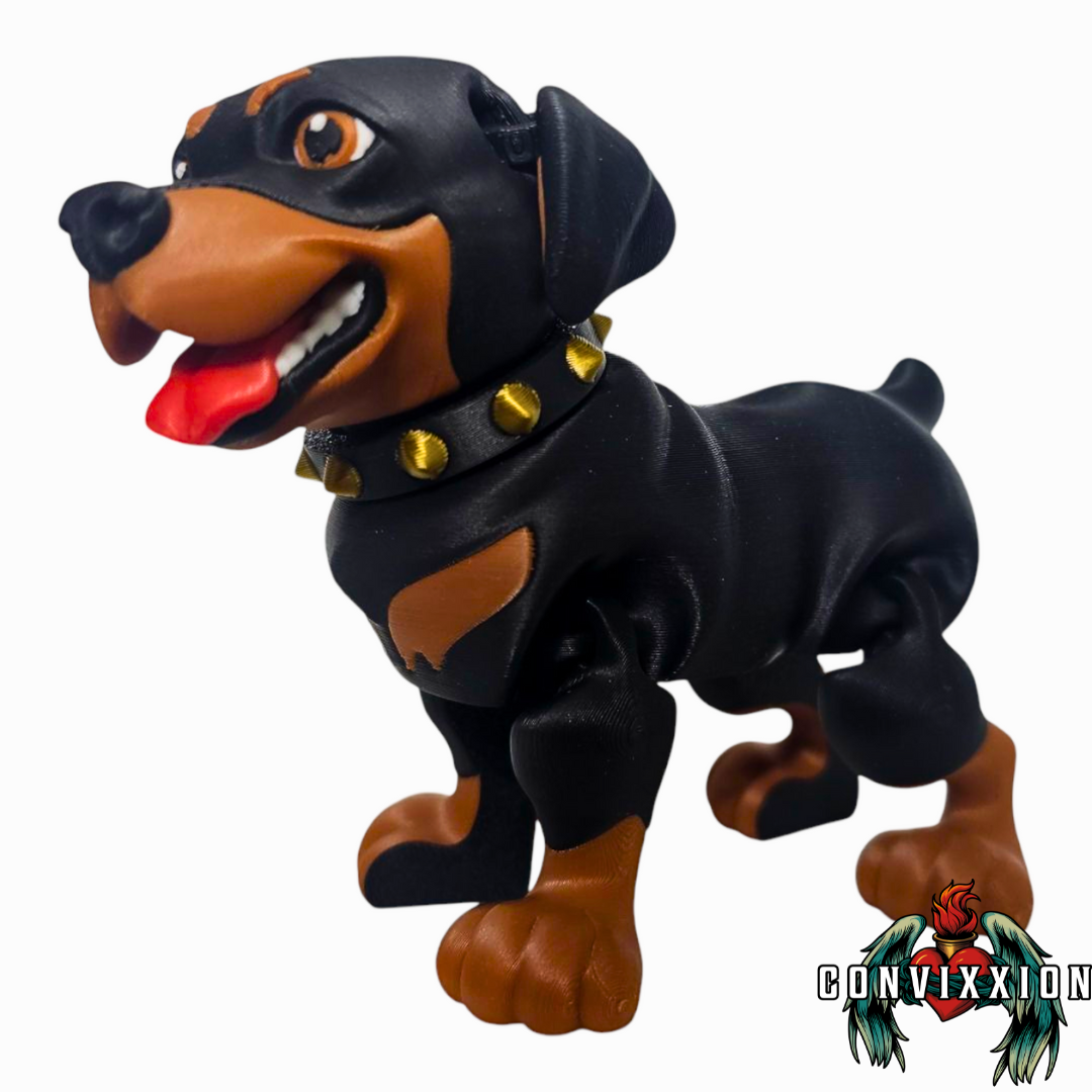 Figure Rottweiler Collectible Rottweiler Articulated Figure – Convixxion