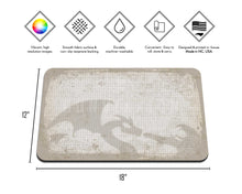 Load image into Gallery viewer, Dragon Grid Neoprene Playmat
